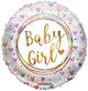 Baby Girl Holographic 18″ Balloon