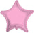 Convergram Mylar & Foil Baby Pink Star 36″ Metallized Balloon