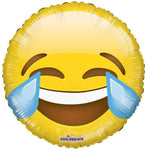 Convergram Mylar & Foil 😂 Balloon Crying Laughing Emoji 18″ Balloon