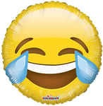 Convergram Mylar & Foil 😂 Balloon Crying Laughing Emoji 18″ Balloon