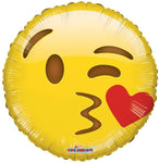 Beso sonriente 😘 Emoji Globo de 18"