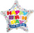 Convergram Mylar & Foil Big Letters Birthday 18″ Balloon