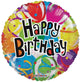 Birthday Balloons Holographic 18″ Foil Balloon