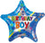 Convergram Mylar & Foil Birthday Boy Star 18″ Balloon