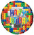 Convergram Mylar & Foil Birthday Building Bricks 18″ Balloon