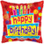 Convergram Mylar & Foil Birthday Cake & Candles 18″ Balloon