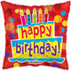 Birthday Cake & Candles 18″ Balloon