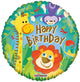 Cumpleaños Jungla 18″ Globo