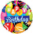 Convergram Mylar & Foil Birthday Motifs Gellibean 09″ Balloon