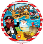 Convergram Mylar & Foil Birthday Pirate Treasure 18″ Balloon