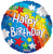 Convergram Mylar & Foil Birthday Rainbow 18″ Balloon