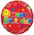 Cumpleaños Smiley Globo Rojo 18″