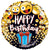 Convergram Mylar & Foil Birthday Smilies & Present 😀😜😄 18″ Balloon