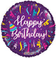 Birthday Streamers 18″ Balloon