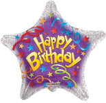 Convergram Mylar & Foil Birthday Streamers Prismatic 18″ Foil Balloon