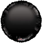 Convergram Mylar & Foil Black Round 18″ Gellibean Balloon