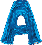 Blue Letter A 34″ Balloon