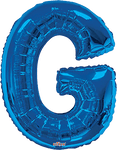 Blue Letter G 34″ Balloon