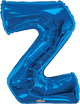 Blue Letter Z 34″ Balloon