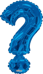 Convergram Mylar & Foil Blue Question Mark 34″ Balloon