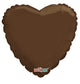 Brown Heart 18″ Balloon