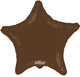 Brown Star 18″ Balloon