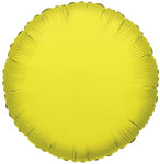 Convergram Mylar & Foil Citrine Yellow Round 18″ Balloon