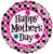 Convergram Mylar & Foil clear Happy Mothers Day Dots 18″ Balloon