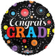 Congrats Grad Dots 36″ Balloon