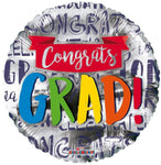 Convergram Mylar & Foil Congrats Grad! Graduation Banner 18″ Balloon