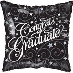 Convergram Mylar & Foil Congrats Graduate Graduation Square 18″ Balloon