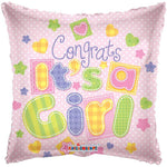Congrats It's A Girl 18″ Balloon