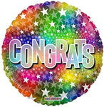 Convergram Mylar & Foil Congrats Star Multicolor 18″ Balloon