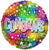 Convergram Mylar & Foil Congrats Star Multicolor 18″ Balloon