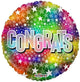 Congrats Star Multicolor 18″ Balloon
