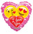 Convergram Mylar & Foil Couple Of Smilies I Love You 18″ Balloon