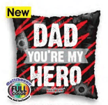 Convergram Mylar & Foil Dad You're My Hero 18″ Balloon