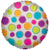 Convergram Mylar & Foil Decorative Circles 18″ Clear View Balloon