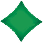 Convergram Mylar & Foil Emerald Green Diamond 18″ Metallized Balloon