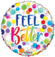 Feel Better Colorful Dots Globo de 18″