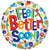 Convergram Mylar & Foil Feel Better Soon 18″ Balloon