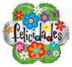 Globo Felicidades Flores 18″