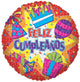 Feliz Cumpleaños Burst 18″ Balloon