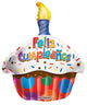 Feliz Cumpleaños Cupcake Globo 18″