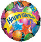 Festive Balloons Happy Birthday 18″ Balloon