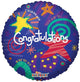 Festive Congrats 18″ Foil Balloon