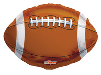 Convergram Mylar & Foil Football Shape (requires heat-sealing) 9″ Balloon