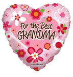 Convergram Mylar & Foil For The Best Grandma 18″ Balloon