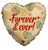 Convergram Mylar & Foil Forever & Ever Leaves Heart 18″ Balloon