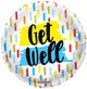 Get Well Brushes 18″ Balloon